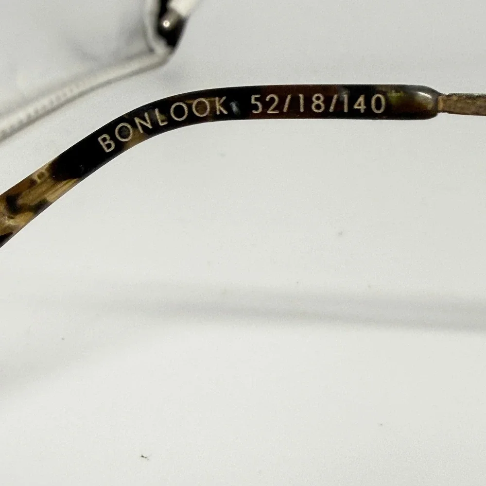 BonLook Moon Gold Flake Cat Eye Eyeglasses Frames 52/18/140‎ Tortoise Gold
